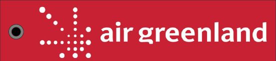 Keyholder with Air Greenland on both sides KEY-GREEN