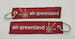Keyholder with Air Greenland on both sides  KEY-GREEN