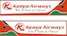 Keyholder with Kenya Airways The Pride of Africa on both sides 
