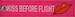 Keyholder with KISS BEFORE FLIGHT on both sides - pink background 