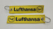 Keyholder with Lufthansa on both sides (retro)  KEY-LHRET