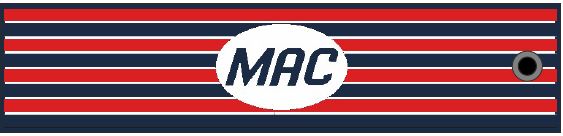 Keyholder with MAC on both sides (retro Martinair)  KEY-MAC