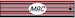 Keyholder with MAC on both sides (retro Martinair) 