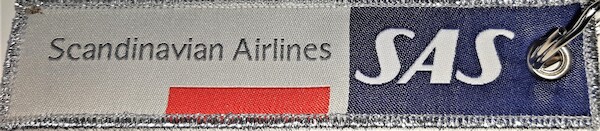 Keyholder with SAS Scandinavian Airlines on both sides KEY-SAS
