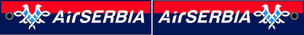 Keyholder with Air Serbia on both sides KEY-SERBIA
