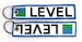 Keyholder with LEVEL on both sides 