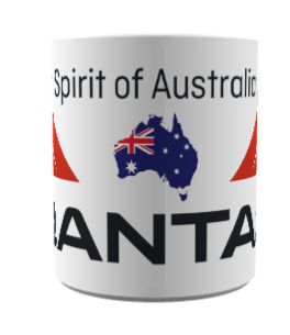 Qantas mug  MOK-QANTAS