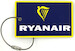 Bagagetag with Ryanair on one side and writable backside, including metal wire  BAGTAG Ryanair