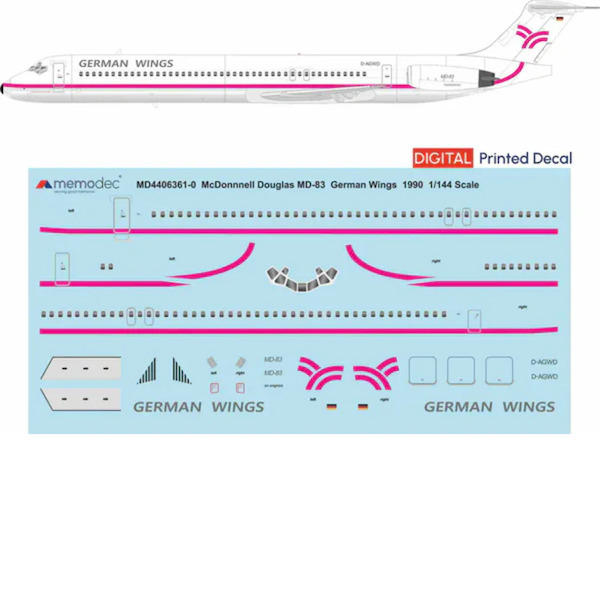 McDonnell Douglas MD83 (German Wings 1989)  MD1440636-0