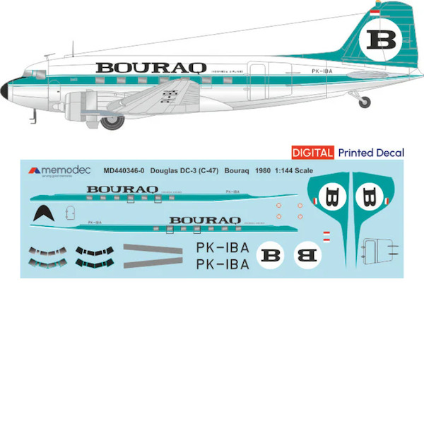 Douglas DC-3 (C-47) (Bouraq 1980)  MD440346-0