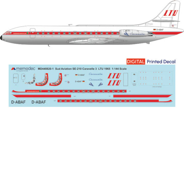 Sud Aviation SE210 Caravelle 3  (LTU 1965)  MD440820-1