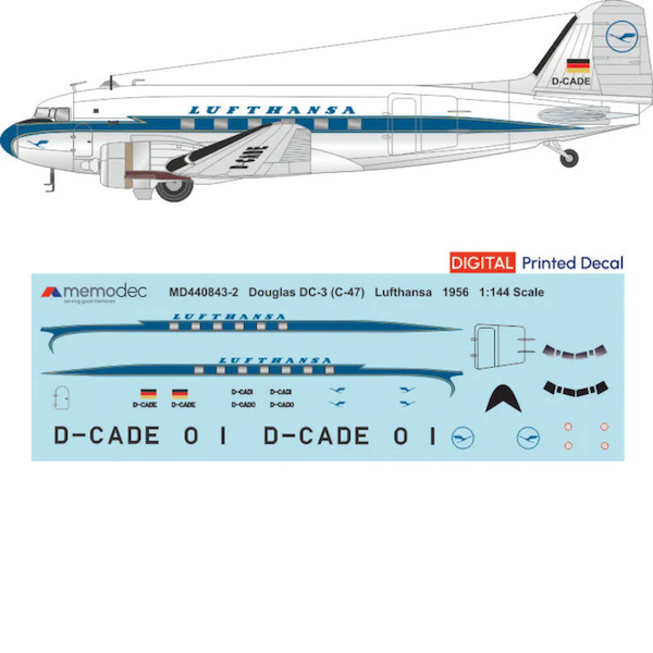 Douglas DC-3 (C-47) (Lufthansa 1956)  MD440843-2