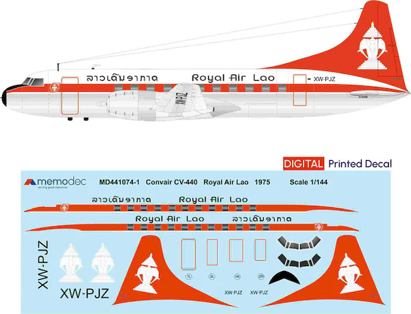 Convair CV440 Metropolitan (Royal Air Lao 1975)  MD441074-1