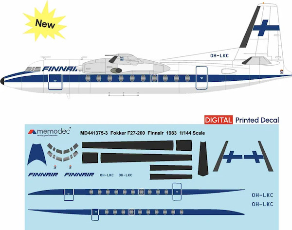 Fokker F27-200 Friendship  (Finnair 1983)  MD441375-3