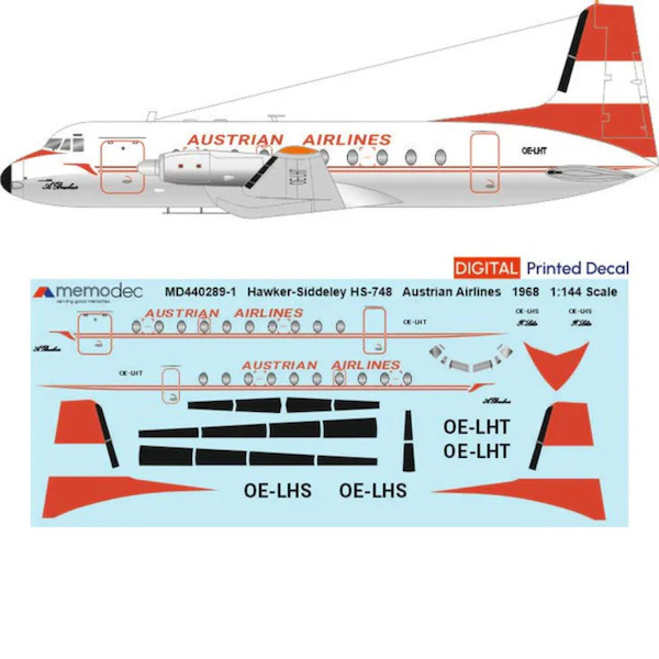 Hawker Siddeley HS748 (Austrian Airlines) MD720289-1