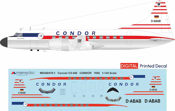 Convair CV440 Metropolitan (Condor 1958) MD720479-1