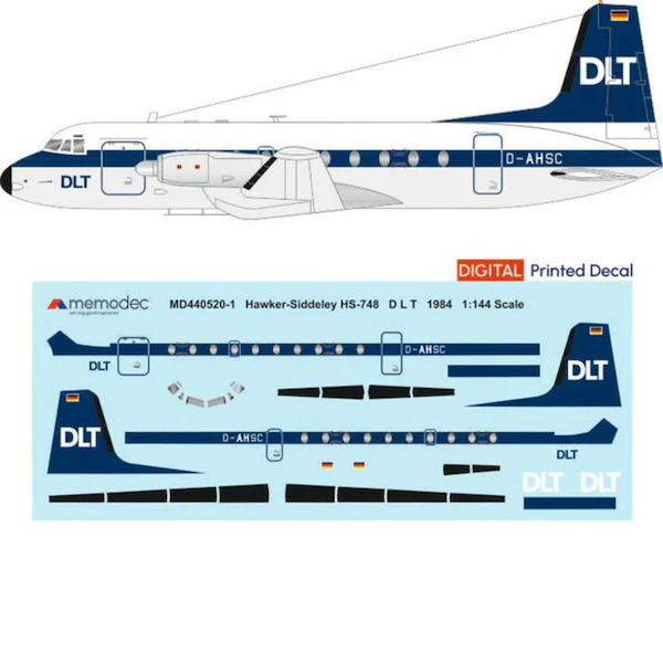Hawker Siddeley HS748 (DLT 1984) MD720520-1