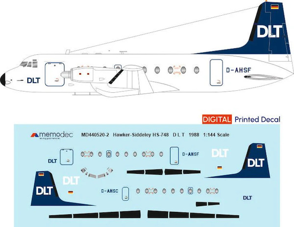 Hawker Siddeley HS748 (DLT 1988) MD720520-2