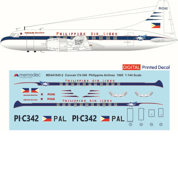 Convair CV340 (Phillipine Airlines 1960) MD720744-2