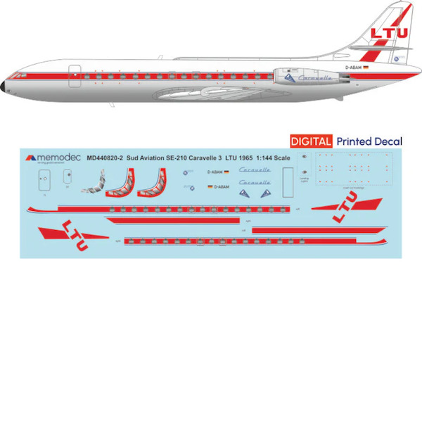 Sud Aviation SE210 Caravelle 3  (LTU 1967)  MD720820-2