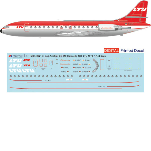 Sud Aviation SE210 Caravelle 10R  (LTU 1970)  MD720821-3