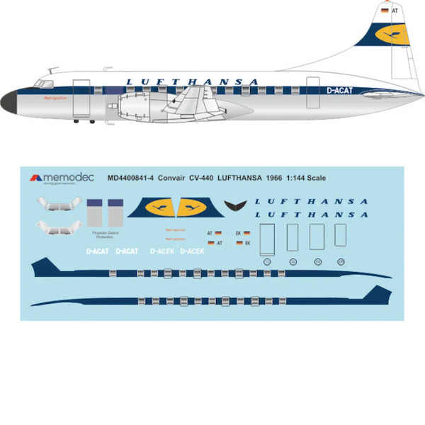 Convair CV440 Metropolita (Lufthansa 1966)  MD720841-4