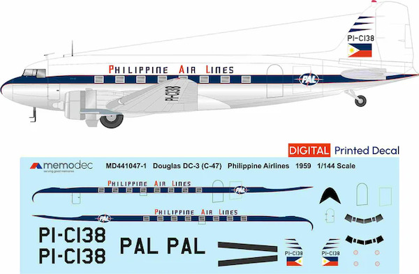 Douglas DC-3 (C-47) (Phillipine Airlines 1959)  MD721047-1