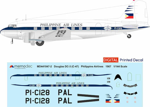 Douglas DC-3 (C-47) (Phillipine Airlines 1967)  MD721047-2