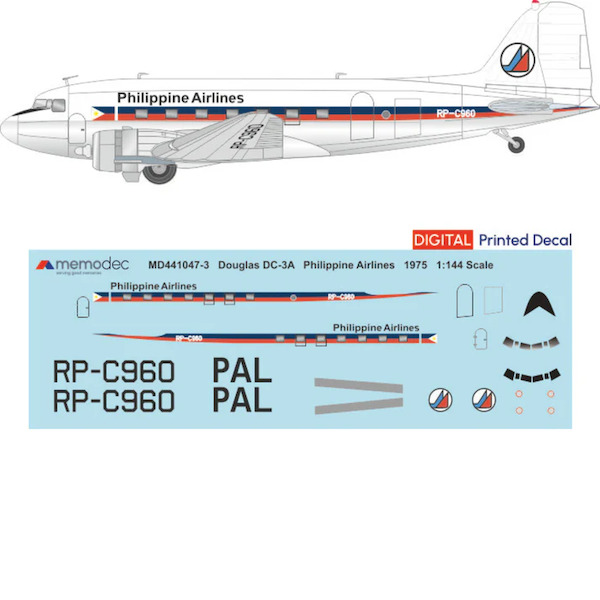 Douglas DC-3 (C-47) (Phillipine Airlines 1975)  MD721047-3