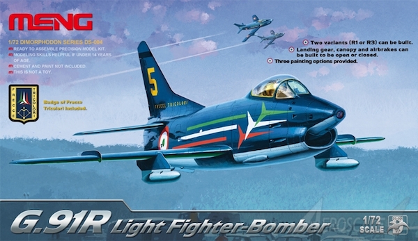 Fiat G91R Light Fighter Bomber (US Army, Luftwaffe, Frecce Tricolore) DS004