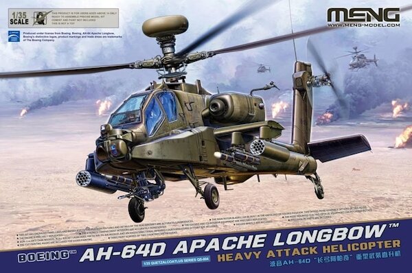 Boeing AH-64D Apache Longbow Heavy Attack Helicopter  QS-004