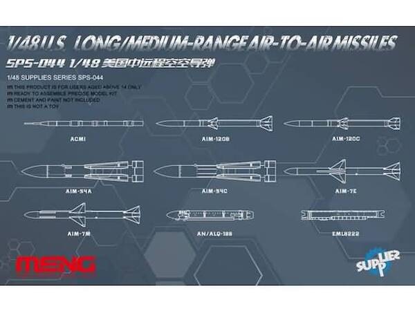 US Long/Medium Range Air to Air Missiles (BACK IN STOCK) sps-044
