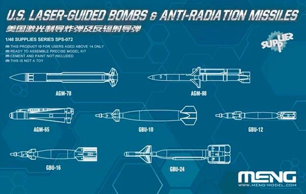 US Laser guided Bombs & Anti Radiation Missiles  sps-072