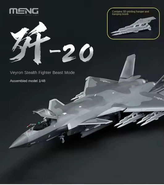 Chinese J-20 Stealth Fighter - Beast mode LS002s