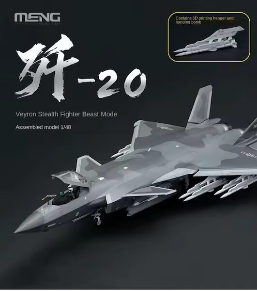 Chinese J-20 Stealth Fighter - Beast mode LS002s