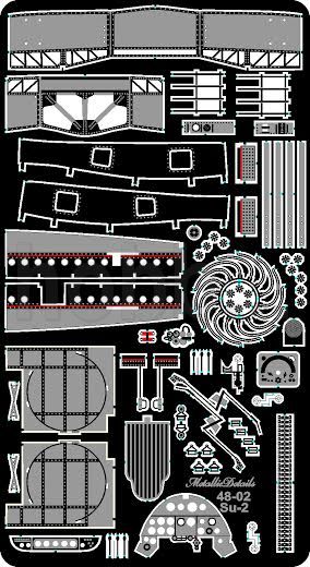 Detailset Suchoi SU2 (Zvezda)  MD48002