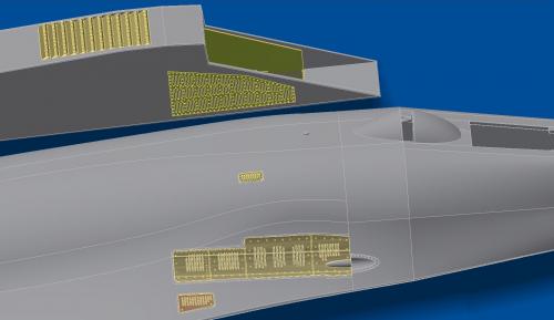 Suchoi Su27 Flanker Intake Grilles (Academy)  MD48004