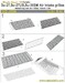 Sukhoi Su27, Su27UB, Su30SM Air Intake Grilles detail set (Kitty Hawk) MD4850