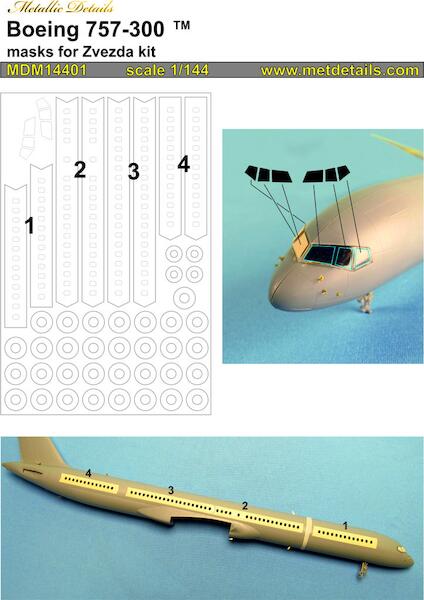 Boeing 757-300 Masks (Zvezda)  MDM14401