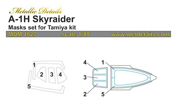 A1H Skyraider Masking set (Tamiya)  MDM4827