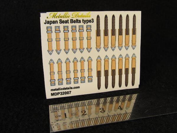 Japan seat belts WWII type 3 MDP32007