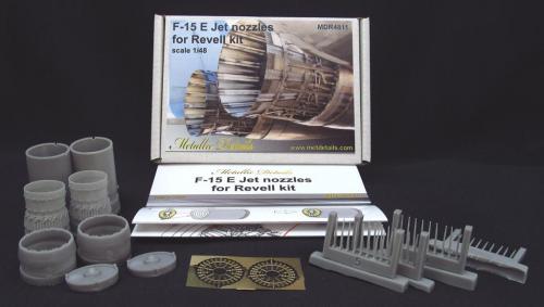 F15E Strike Eagle Jet nozzles (Revell)  MDR4811