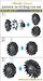 Junkers Ju52 BMW-132 Engines set (3x)  MDR48117