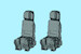 SR71 Blackbird Ejection Seats (Revell, Italeri) MDR48137