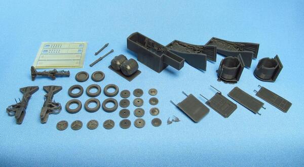 SR71 Blackbird Landing gear detailing set (Revell) MDR48138
