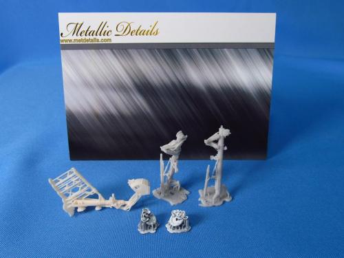 Sukhoi Su27 Flanker Landing gear detailing set (Great Wall Hobby)  MDR48142