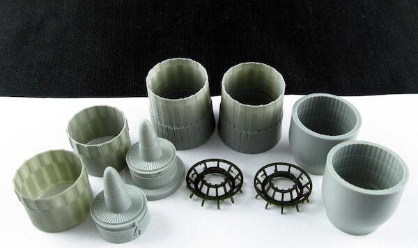 Suchoi Su27 flanker Jet nozzles (Academy) MDR4822