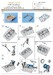 Grumman E2C Hawkeye Landing gear and Bays Detailing set (Kinetic) MDR48225