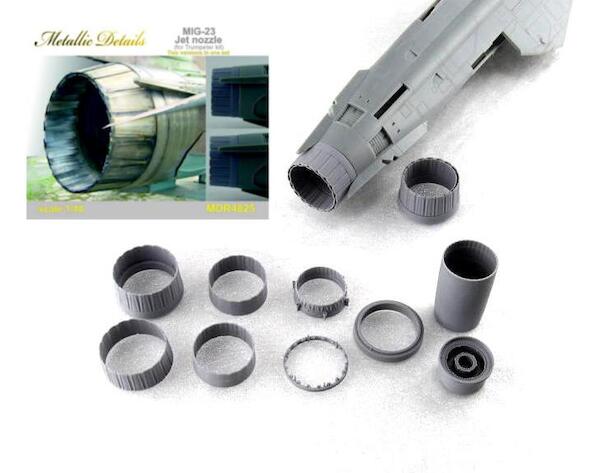 Mikoyan MiG23 Jet Nozzles Two versions (Trumpeter) MDR4825