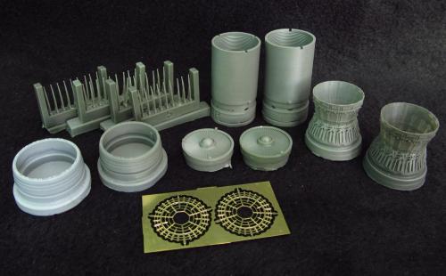 F15 Eagle Jet Nozzles (Great Wall, Revell) open - without turkey feathers MDR4827